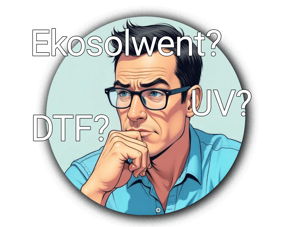 Ekosolwent, UV, a może DTF? Która technologia będzie najlepsza dla mojego biznesu?