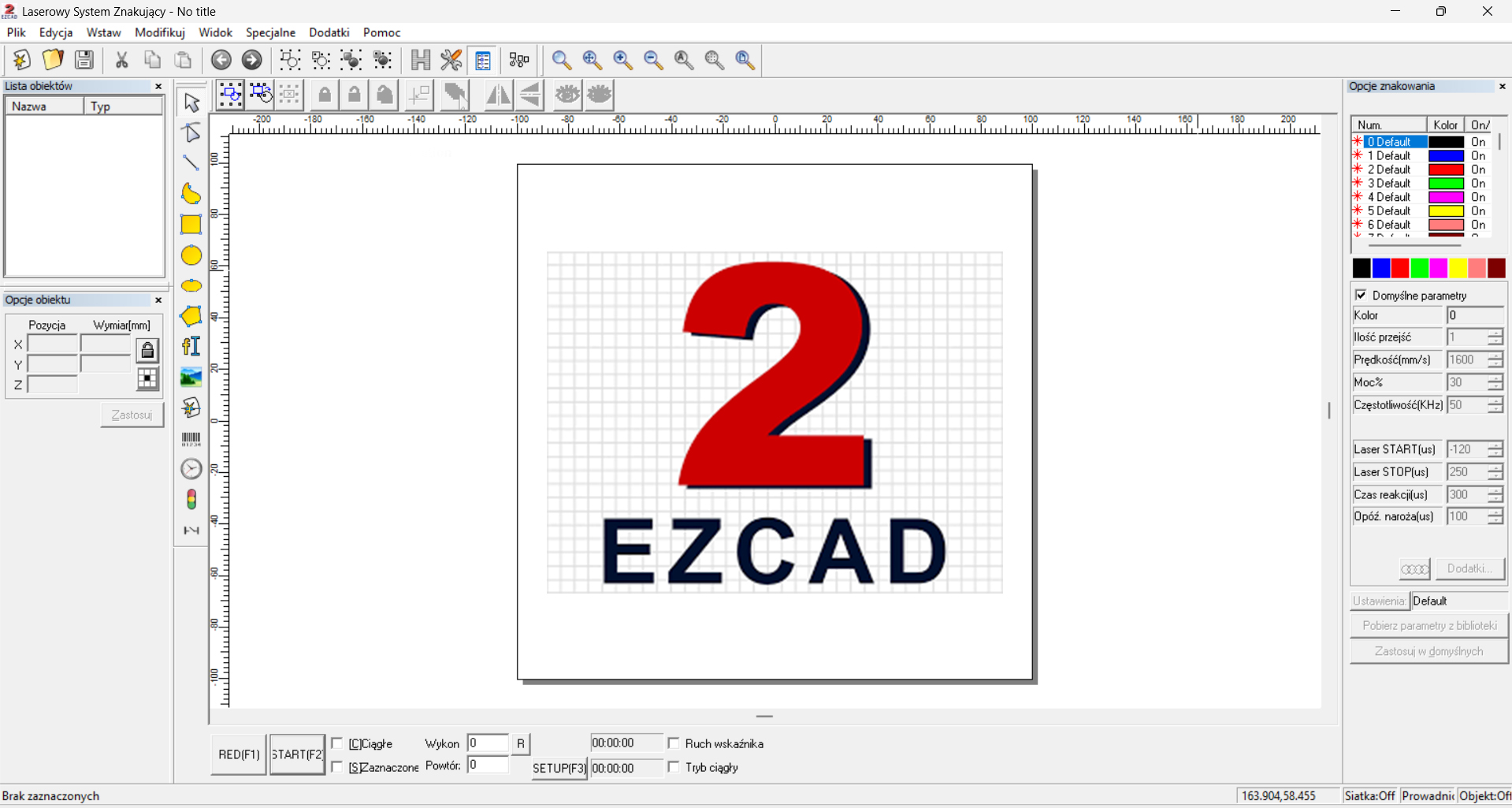 Sterowanie EZ-CAD Sterowanie EZ-CAD